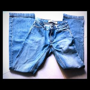 GAP Long & Lean washed blue jean Sz 0 regular New